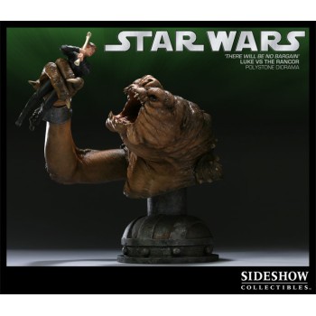 Star Wars Diorama There Will Be No Bargain (Luke vs. Rancor) 33 cm